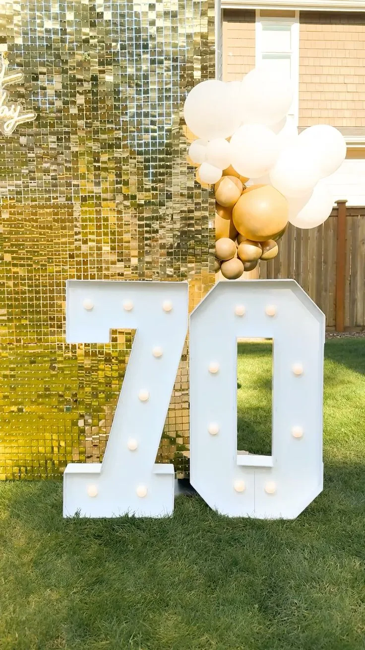 Marquee LED Numbers from the Sherehe Events hire range, Nairobi - photo 4